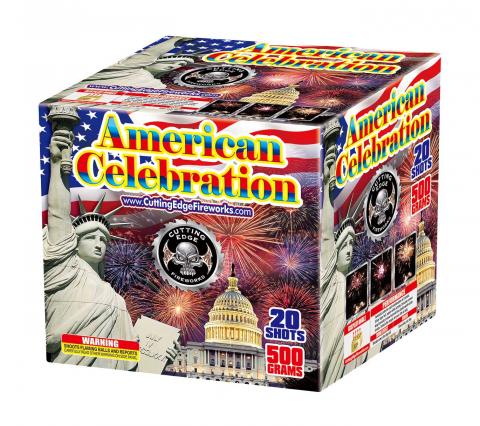 American Celebration 500 Gram Cake ⋆ PyroSpot Fireworks